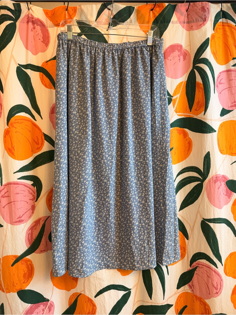 bohme Blue Floral Maxi Skirt - Picture 3 of 4